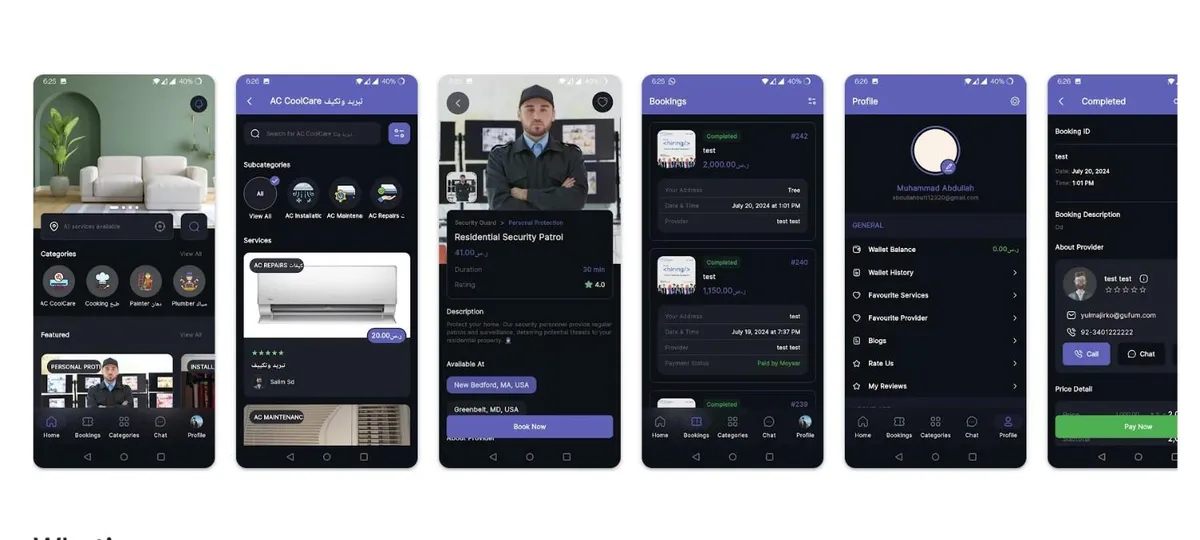 Salim Service - Booking Platform